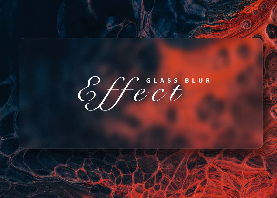 Glass Blur Effect